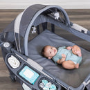 Baby Trend Deluxe II Nursery Center Portable Playard - Misty Gray