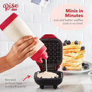 Mini Waffle Maker - Red