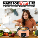 4.5 Quart Programmable Slow Cooker - Peach