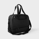 Weekender Bag with Drop-Bottom - Black