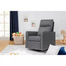 Gabby Pillowback Swivel Glider - Shadow Grey