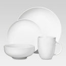 16pc Porcelain Coupe Dinnerware Set