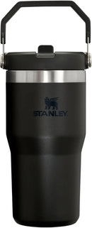 20 oz Stainless Steel Ice Flow Flip Straw Tumbler - Black