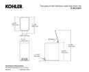 Stainless Steel Step Trash Bin - 6L