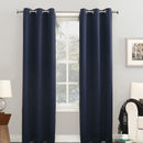 Broderick Theater Grade Blackout Curtains – 104" L x 84" W – Black
