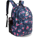 Laptop Backpack - Navy Rose