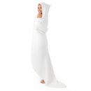 Muslin Adult Hooded Towel Large - White