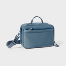 Faux Neoprene Lunch Tote - Dusty Navy