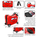 Cars Carry On Spinner Hardside Ride On Suitcase - Red