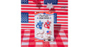 4pk Americana Hot Dog Straw Toppers