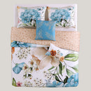 Bebejan Maia Blue 5 Piece Reversible Comforter Set - Queen