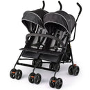 Volgo Umbrella Double Stroller - Black