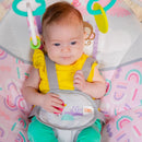 Portable Compact Baby Swing - Pink
