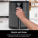 2Qt Mini Air Fryer - AF080 Grey