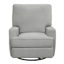 Baby Relax Rylan 4-in-1 Swivel Glider Rocker Recliner Chair - Gray Velvet