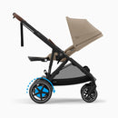 E-Gazelle S Convertible Full-Size Stroller - Almond Beige/Black