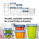 12-Piece Food Storage Container Set - Clear