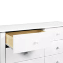 Morgan 6 Drawer Double Dresser - White