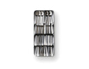 DrawerStore Large Compact Cutlery Organizer - Gray: Silverware Tray, In-Drawer Flatware Storage, Multiple Compartments