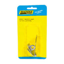 Seachoice Polished Stainless Steel 2-7/8 in. L X 1 in. W Fixed Eye Safety Hasp 1 pk