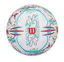 Graffiti Peace Volleyball - White/Blue