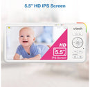 VTech 5.5” HD Smart Fixed Position Video Baby Monitor