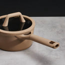 2qt Nonstick Sauce Pan with Lid - Taupe