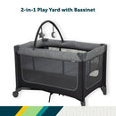 Basic 2-in-1 Play Yard with Bassinet - Gray