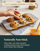 6c Nonstick Ceramic Muffin Pan - Marigold