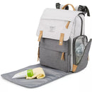Cascade Backpack Diaper Bag - Black/Gray