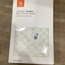 Sleepi Fitted Sheet - Fans Grey