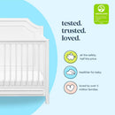 Chloe Regency 4-in-1 Convertible Crib - White
