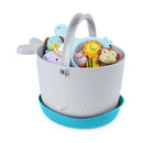 Moby Stowaway Bath Toy Bucket - Gray