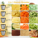 5-in-1 Electric Cheese Grater - 400W