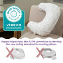 Ergonomic Nursing Pillow - Tan Happy Houseplants