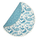 Cotton Quilted Activity Playmat - Caspian Whales