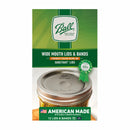 Wide Mouth Mason Jar Canning Lids and Bands - 12-Pack