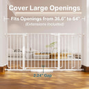 Easy Open 47-Inch Extra Wide Baby Gate