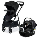 Willow Brook S+ Baby Travel System, Infant Car Seat and Stroller Combo - Raven Black
