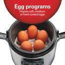 Digital Programmable Rice Cooker & Food Steamer - Stainless Steel
