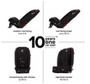 Radian 3R All-in-One Convertible Car Seat - Black Jet