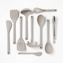 10pc Nylon Kitchen Utensil Set - Gray