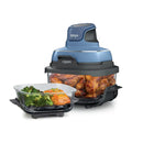 Crispi 3-in-1 Portable Air Fryer Cooking System 4QT & 5 Cup - Blue