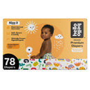 78 Club Diapers ABC Soup & Tiny Turtles - Size 3