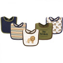 Infant Boy Cotton Bibs 5pk, Lion, One Size