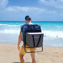 Outdoor Folding Chair - Black/Charcoal