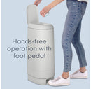 Diaper Pail with 18 Bags - Gray