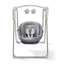 Slim Spaces Compact Baby Swings for Infants, Infant Swing - Pristine Blue