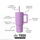 24oz Trek Straw Tumbler - Purple