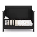 Solstice 5-in-1 Convertible Crib - Black